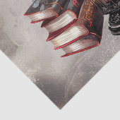 Victoriaans Boudoir | Oude spreuken boeken met lan Tissuepapier (Detail)