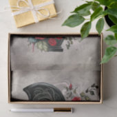 Victoriaans Boudoir | Pedal Harp Muziekinstrument Tissuepapier (Geschenk)