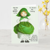 Victoriaans Bovenkant van de Kaart van de Dag van (Gele Bloem)