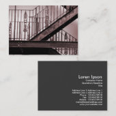 Victoriaans brandweerstand visitekaartje (Voorkant / Achterkant)