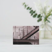 Victoriaans brandweerstand visitekaartje (Staand voorkant)