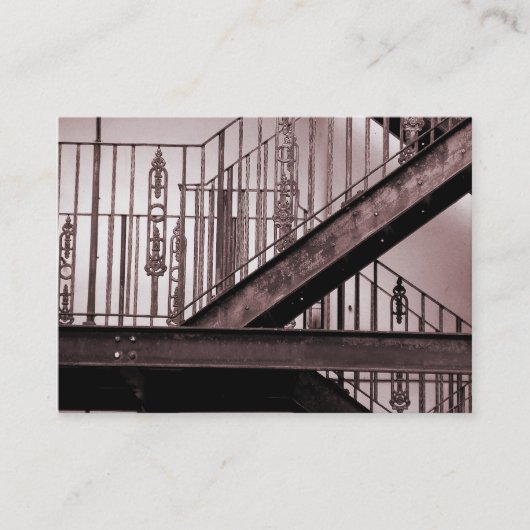 Victoriaans brandweerstand visitekaartje (Voorkant)