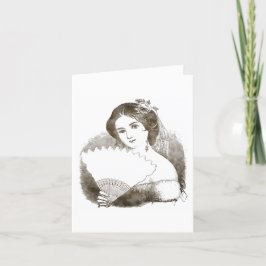 Victoriaans bridal Bedankkaart