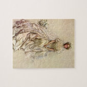  Victoriaans Bride, Antiek Bridal Portret Legpuzzel (Horizontaal)