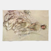  Victoriaans Bride, Antiek Bridal Portret Theedoek (Horizontaal)