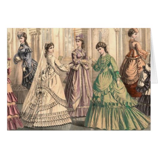 Victoriaans bride en begeleidende personen (Voorkant Horizontaal)