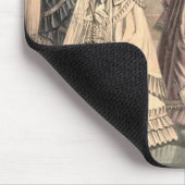 Victoriaans bride en begeleidende personen muismat (Hoek)