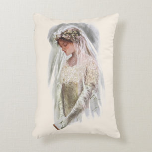  Victoriaans Bride met bijbelse Harrison Fisher Accent Kussen