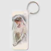  Victoriaans Bride met bijbelse Harrison Fisher Sleutelhanger (Achterkant)