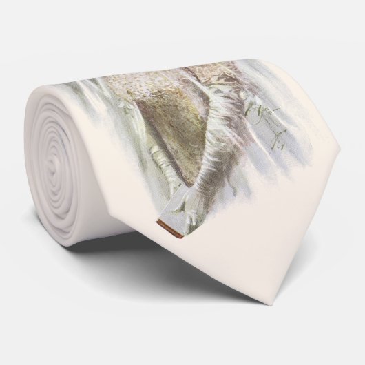  Victoriaans Bride met bijbelse Harrison Fisher Stropdas (Opgerold)