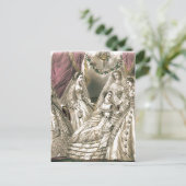 Victoriaans briden briefkaart (Staand voorkant)