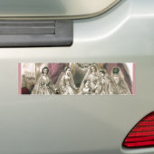 Victoriaans briden bumpersticker (Op auto)