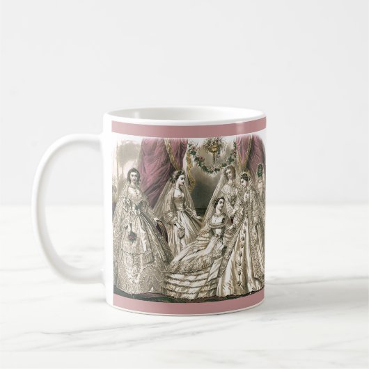 Victoriaans briden koffiemok (Links)