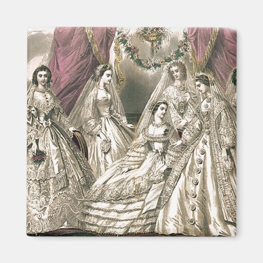 Victoriaans briden magneet (Voorkant)