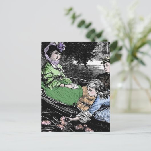 Victoriaans Briefkaart (Staand voorkant)