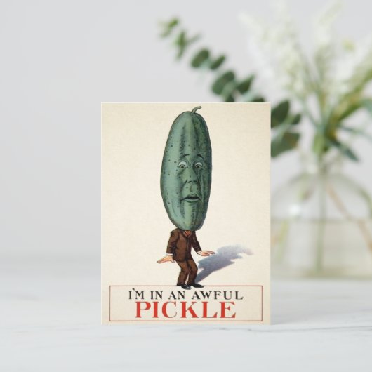 Victoriaans Briefkaart (Staand voorkant)