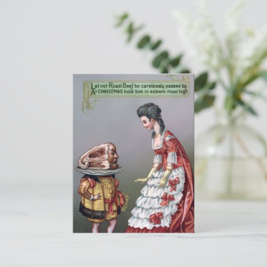 Victoriaans Briefkaart (Staand voorkant)