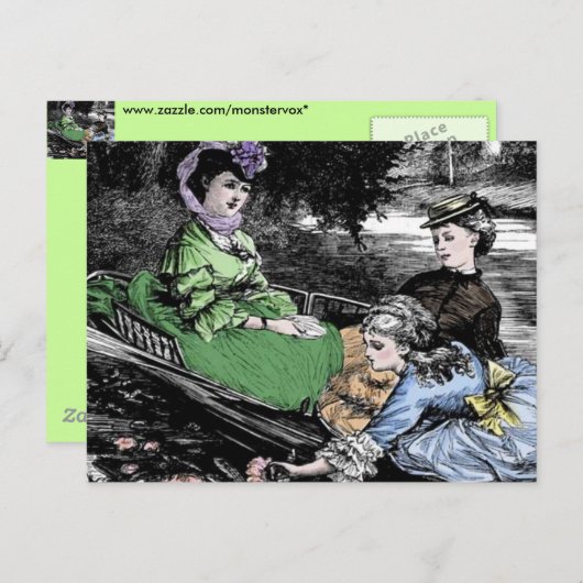 Victoriaans Briefkaart (Voorkant / Achterkant)