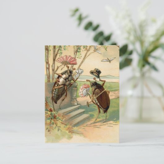 Victoriaans Briefkaart (Staand voorkant)