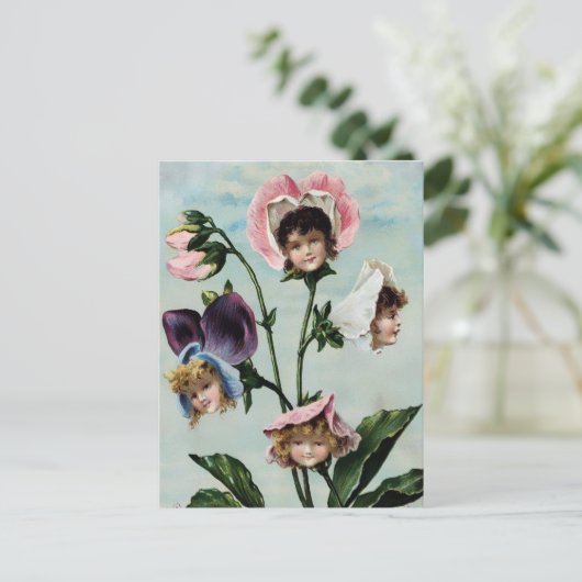  Victoriaans Briefkaart (Staand voorkant)