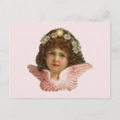  VICTORIAANS BRIEFKAART CHERUB (Voorkant)