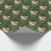 Victoriaans Briefkaart kerstcadeauomslag Cadeaupapier (Hoek)