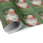 Victoriaans Briefkaart kerstcadeauomslag Cadeaupapier (Rol Hoek)