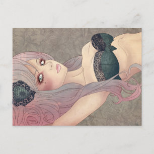 Victoriaans Briefkaart Lingerie