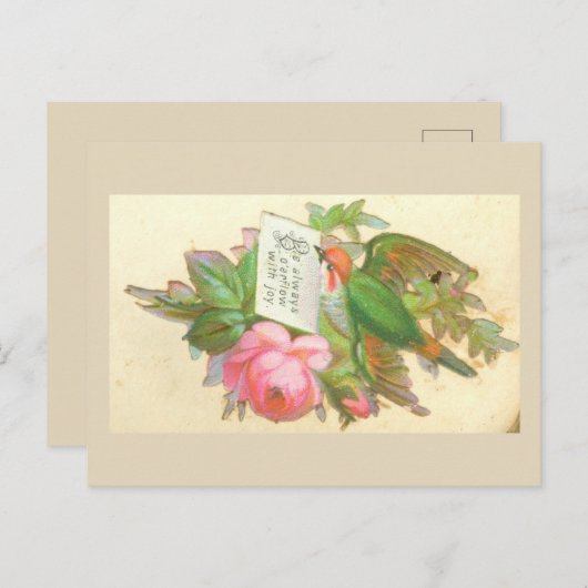 Victoriaans briefkaart van de doorsnede (Voorkant / Achterkant)