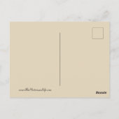 Victoriaans briefkaart van de doorsnede (Achterkant)