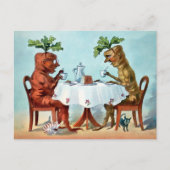 Victoriaans Briefkaart van de Tijd van de Wortel (Voorkant)