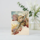 Victoriaans Briefkaart van eiermaïs (Staand voorkant)