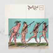 Victoriaans Briefkaart van het Wapenleger (Voorkant / Achterkant)