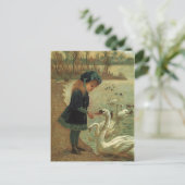  VICTORIAANS BRIEFKAART voor het toedienen van Tru (Staand voorkant)