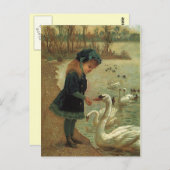  VICTORIAANS BRIEFKAART voor het toedienen van Tru (Voorkant / Achterkant)