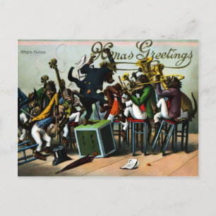 Victoriaans Briefkaart voor Kerstmis