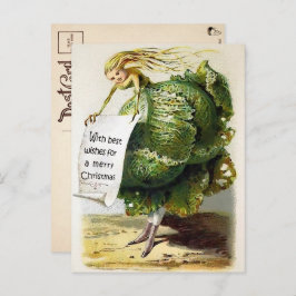  Victoriaans Briefkaart voor kerstmis