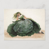 Victoriaans Briefkaart voor schouderwets afval (Voorkant)