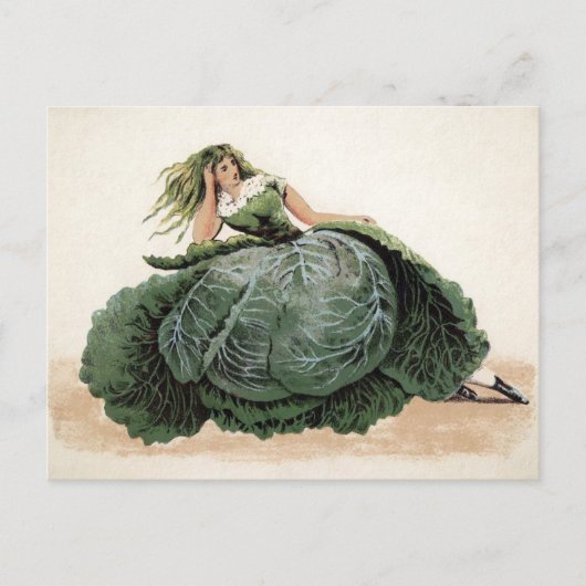 Victoriaans Briefkaart voor schouderwets afval (Voorkant)