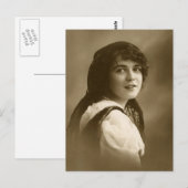 Victoriaans Briefkaart voor zigeunervrouwen (Voorkant / Achterkant)