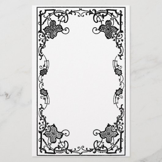 Victoriaans Briefpapier grens (Voorkant)