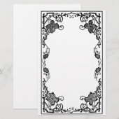 Victoriaans Briefpapier grens (Voorkant / Achterkant)