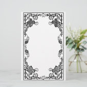 Victoriaans Briefpapier grens (Staand voorkant)