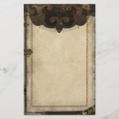 Victoriaans Briefpapier van Steampunk en tandwiele (Voorkant)