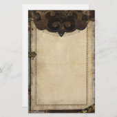 Victoriaans Briefpapier van Steampunk en tandwiele (Voorkant / Achterkant)