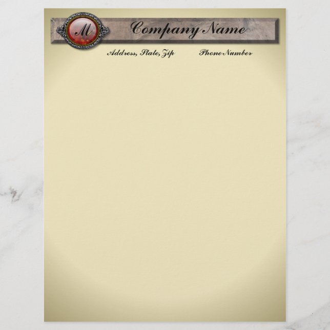  Victoriaans Brooch Monogram (Voorkant)