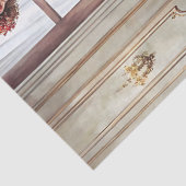  Victoriaans bruid met rode rozen boeket Tissuepapier (Detail)