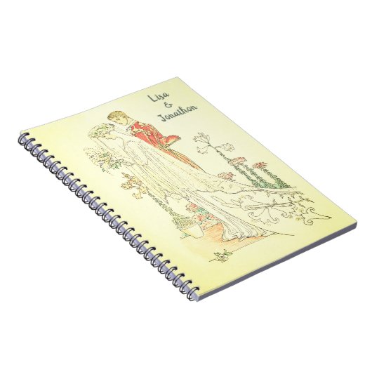  Victoriaans bruidbruidebruidegom Notitieboek (Rechterzijde)