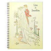  Victoriaans bruidbruidebruidegom Notitieboek (Voorkant)