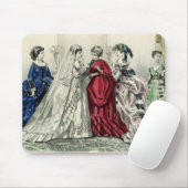  Victoriaans bruiloft Bridal-portret Muismat (Met muis)